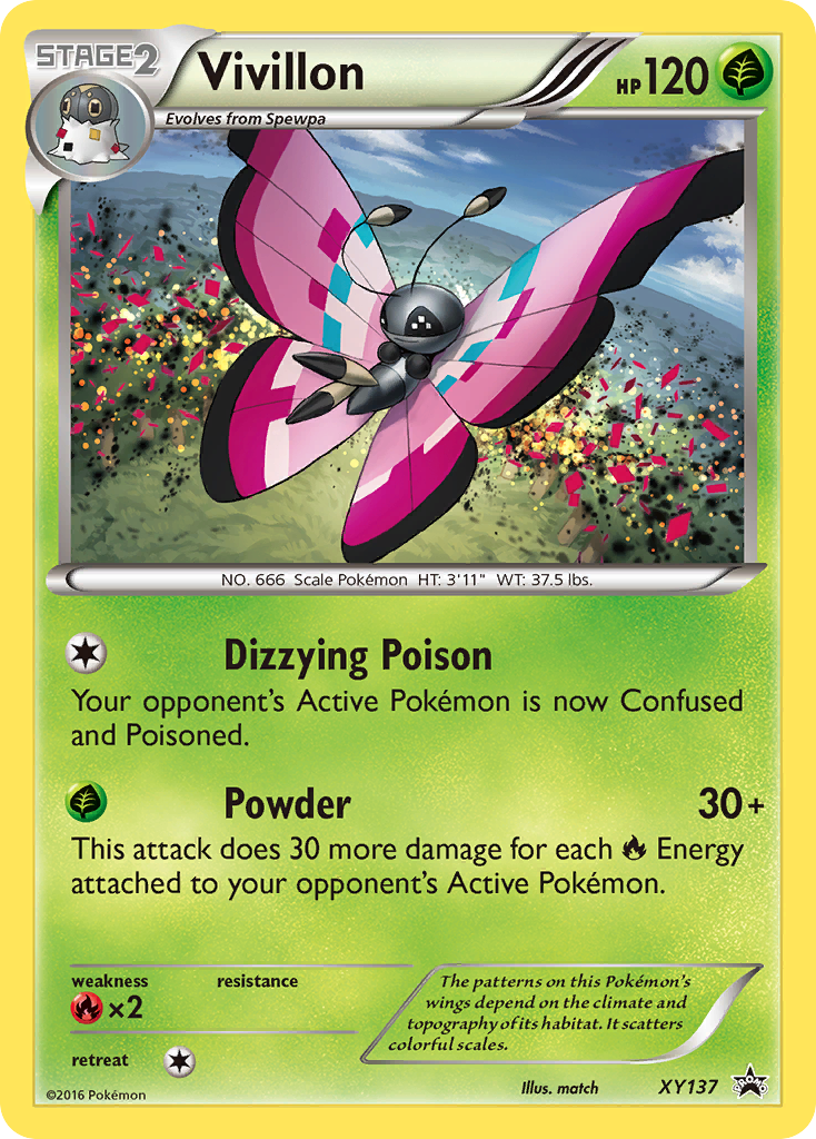 Vivillon (XY137) [XY: Black Star Promos] | Game Master's Emporium (The New GME)