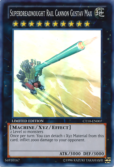 Superdreadnought Rail Cannon Gustav Max [CT10-EN007] Super Rare | Game Master's Emporium (The New GME)