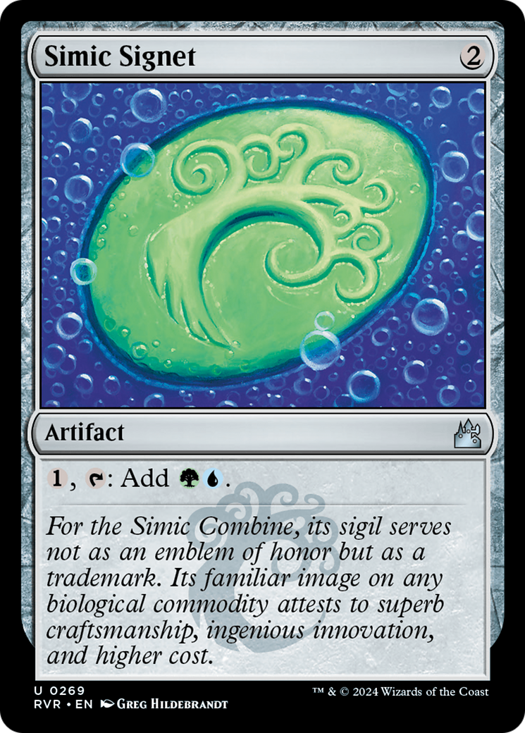 Simic Signet [Ravnica Remastered] | Game Master's Emporium (The New GME)