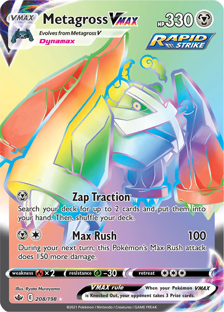 Metagross VMAX (208/198) [Sword & Shield: Chilling Reign] | Game Master's Emporium (The New GME)
