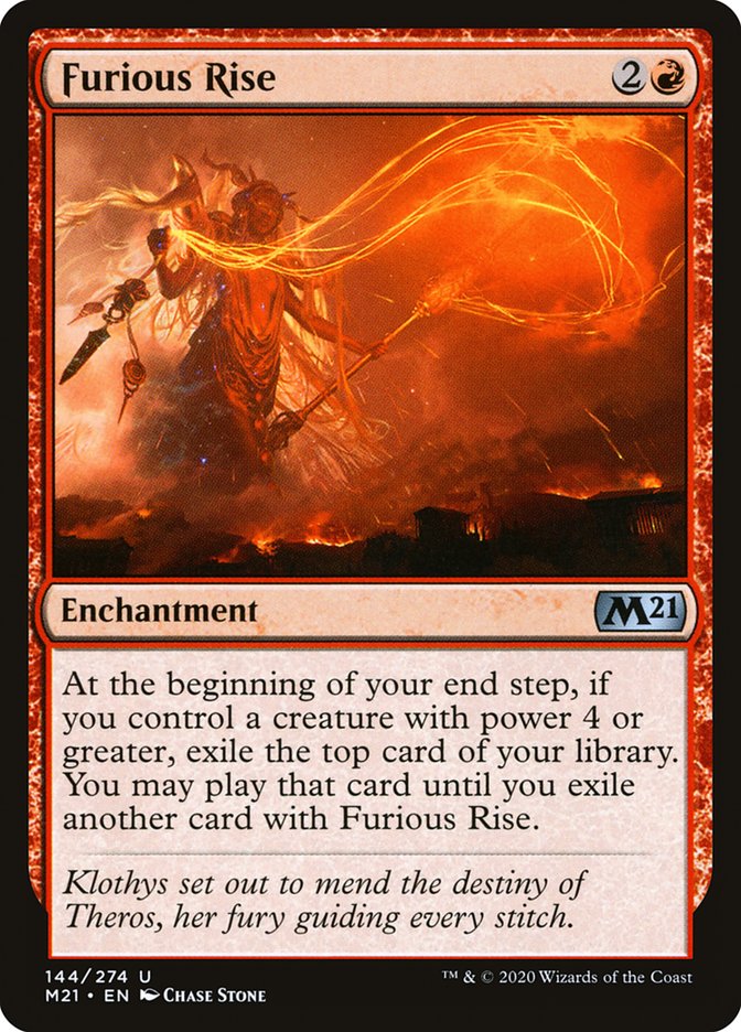 Furious Rise [Core Set 2021] | Game Master's Emporium (The New GME)