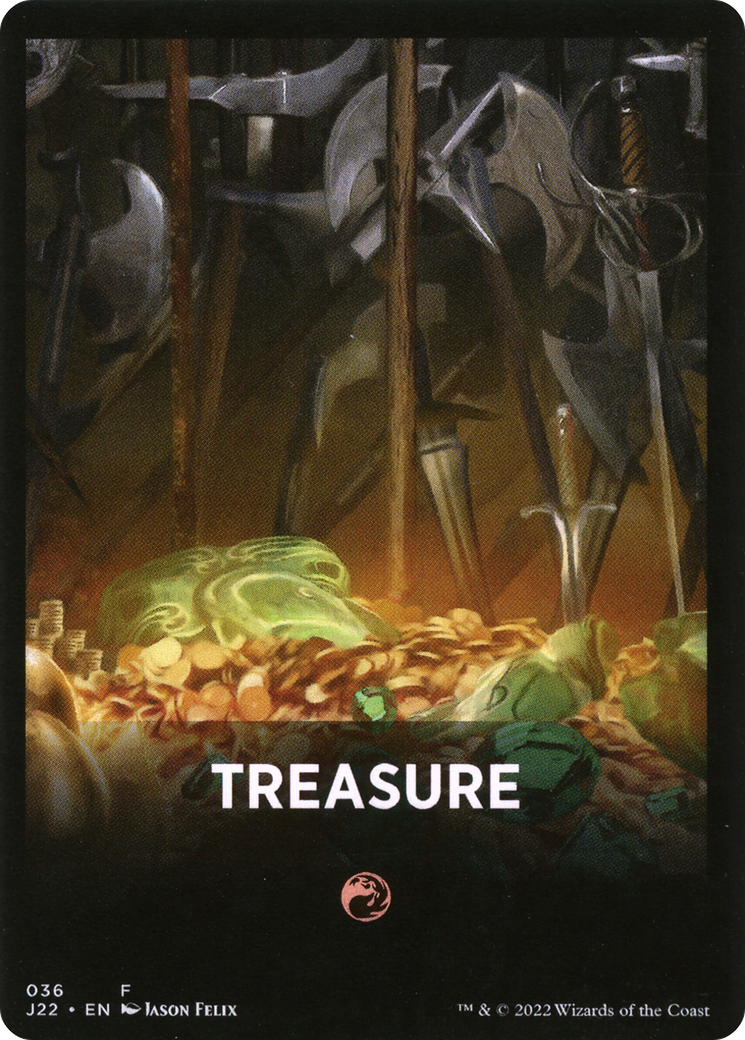 Treasure Theme Card [Jumpstart 2022 Front Cards] | Game Master's Emporium (The New GME)