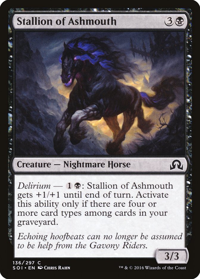 Stallion of Ashmouth [Shadows over Innistrad] | Game Master's Emporium (The New GME)