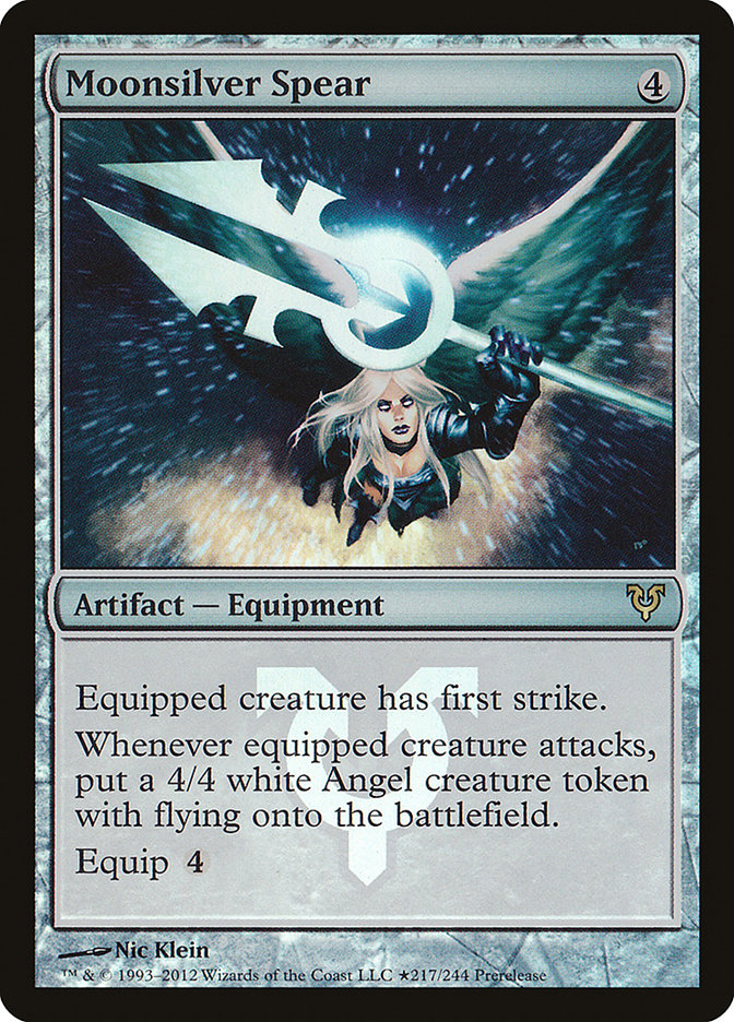 Moonsilver Spear [Avacyn Restored Prerelease Promos] | Game Master's Emporium (The New GME)