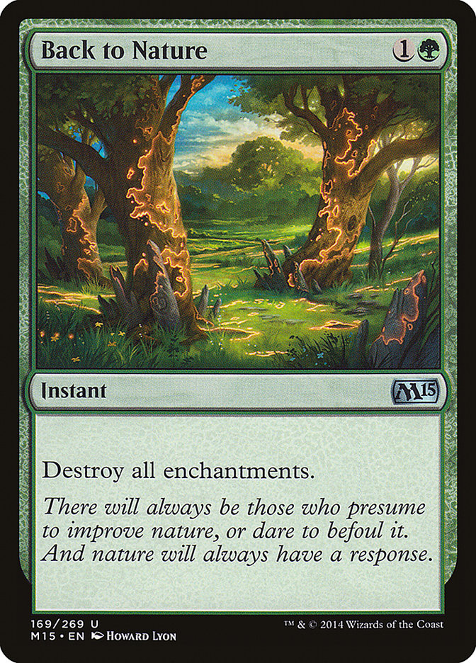 Back to Nature [Magic 2015] | Game Master's Emporium (The New GME)