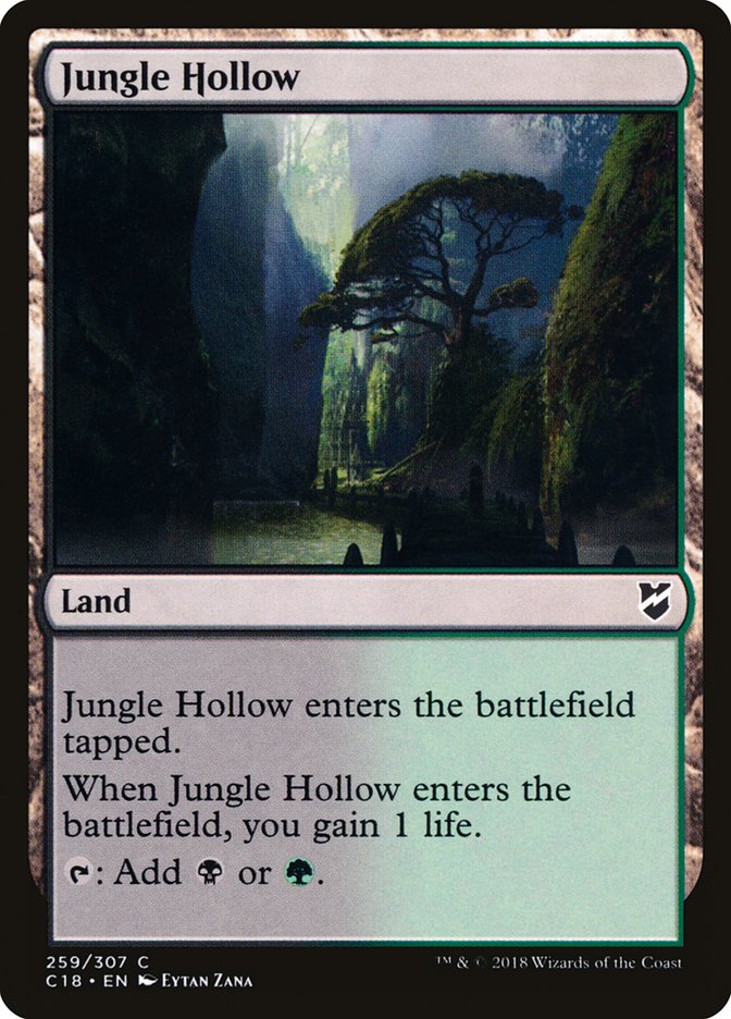 Jungle Hollow [Commander 2018] | Game Master's Emporium (The New GME)