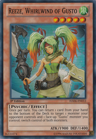 Reeze, Whirlwind of Gusto [HA06-EN012] Super Rare | Game Master's Emporium (The New GME)