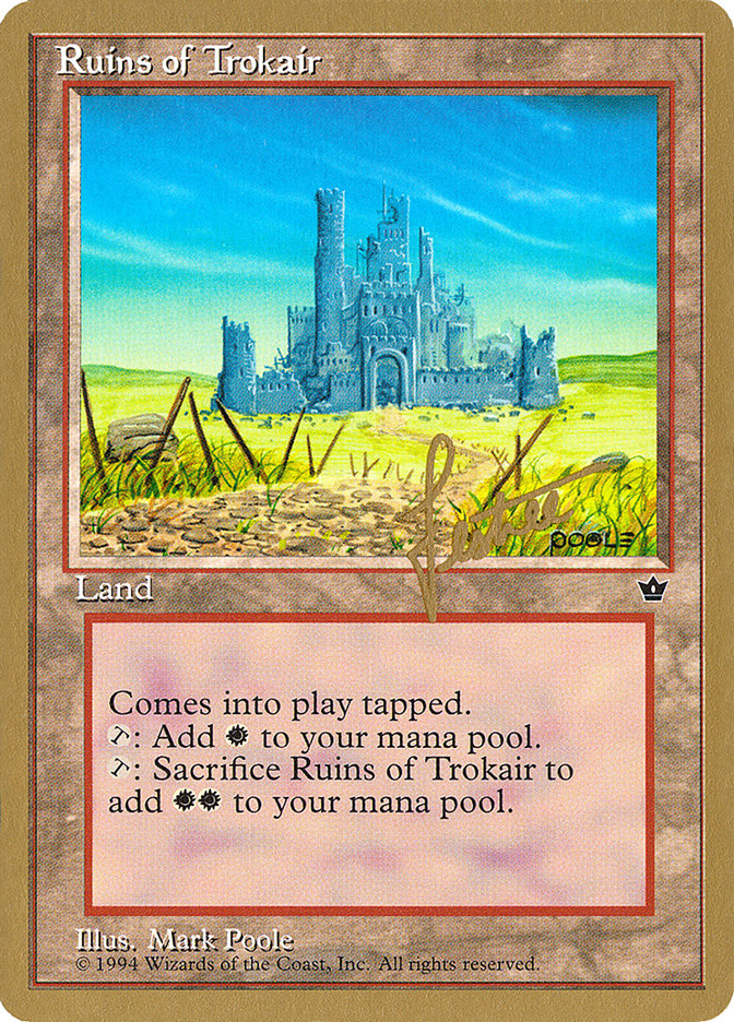 Ruins of Trokair (Bertrand Lestree) [Pro Tour Collector Set] | Game Master's Emporium (The New GME)