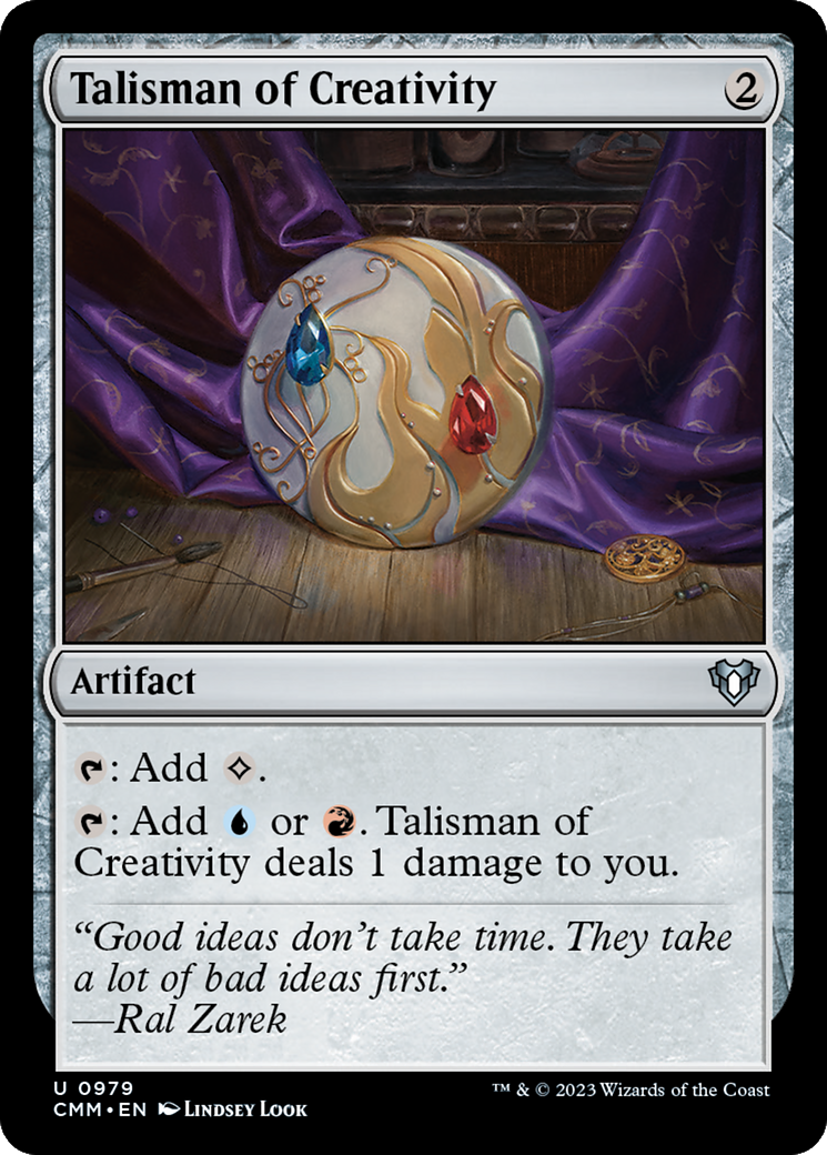 Talisman of Creativity [Commander Masters] | Game Master's Emporium (The New GME)