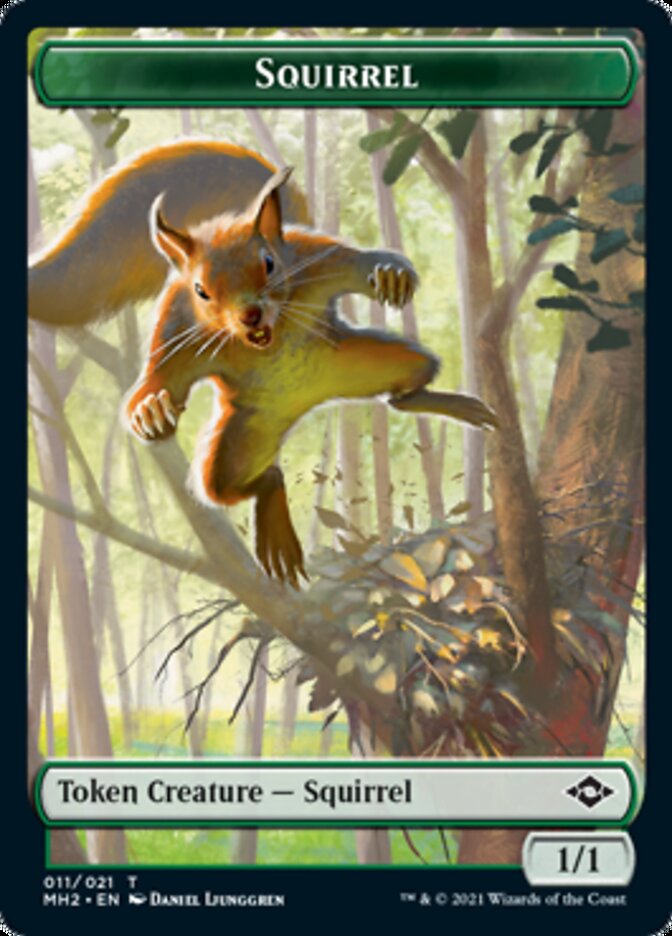 Squirrel Token [Modern Horizons 2 Tokens] | Game Master's Emporium (The New GME)