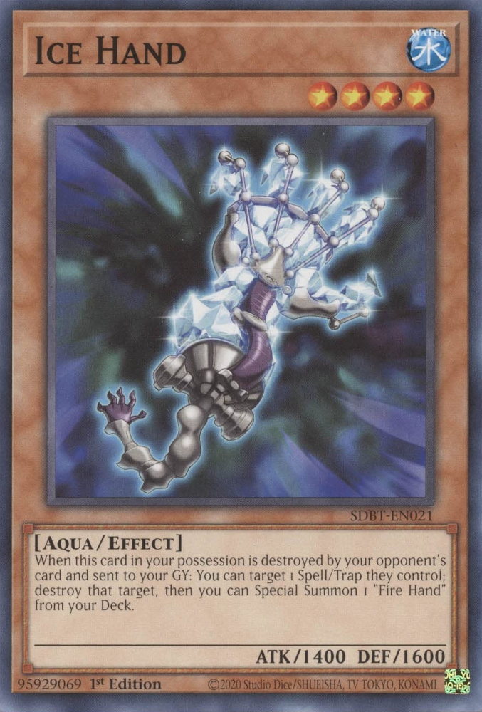Ice Hand [SDBT-EN021] Common | Game Master's Emporium (The New GME)