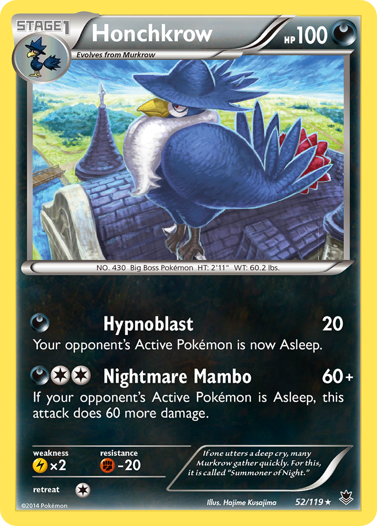 Honchkrow (52/119) [XY: Phantom Forces] | Game Master's Emporium (The New GME)