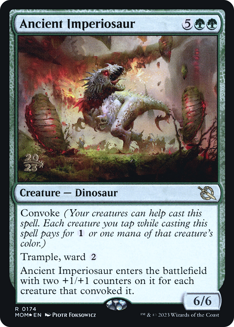 Ancient Imperiosaur [March of the Machine Prerelease Promos] | Game Master's Emporium (The New GME)