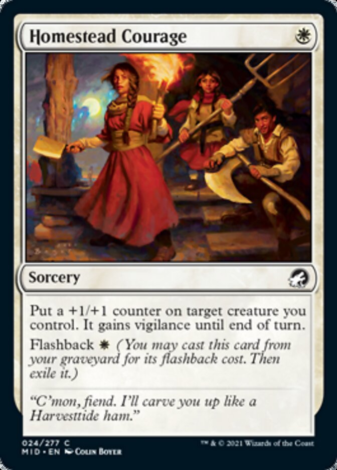 Homestead Courage [Innistrad: Midnight Hunt] | Game Master's Emporium (The New GME)