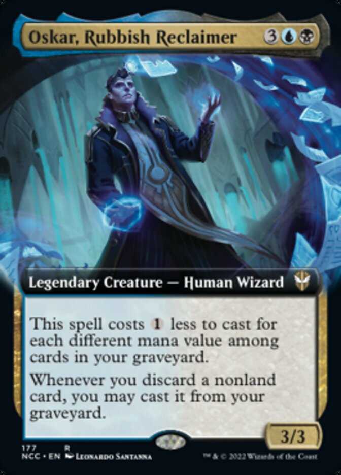 Oskar, Rubbish Reclaimer (Extended Art) [Streets of New Capenna Commander] | Game Master's Emporium (The New GME)