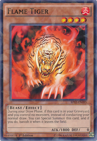 Flame Tiger [BP03-EN095] Shatterfoil Rare | Game Master's Emporium (The New GME)