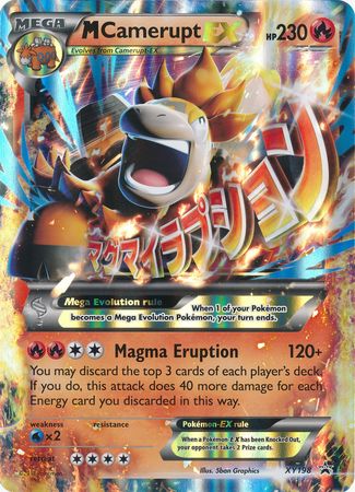 M Camerupt EX (XY198) (Jumbo Card) [XY: Black Star Promos] | Game Master's Emporium (The New GME)