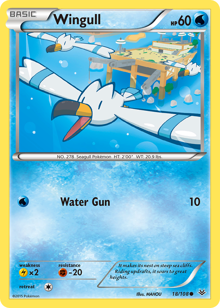 Wingull (18/108) [XY: Roaring Skies] | Game Master's Emporium (The New GME)