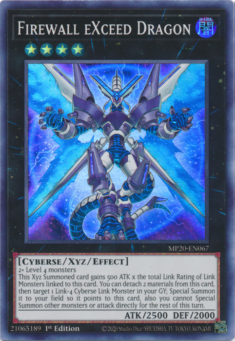 Firewall eXceed Dragon [MP20-EN067] Super Rare | Game Master's Emporium (The New GME)