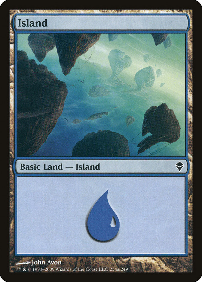 Island (234a) [Zendikar] | Game Master's Emporium (The New GME)