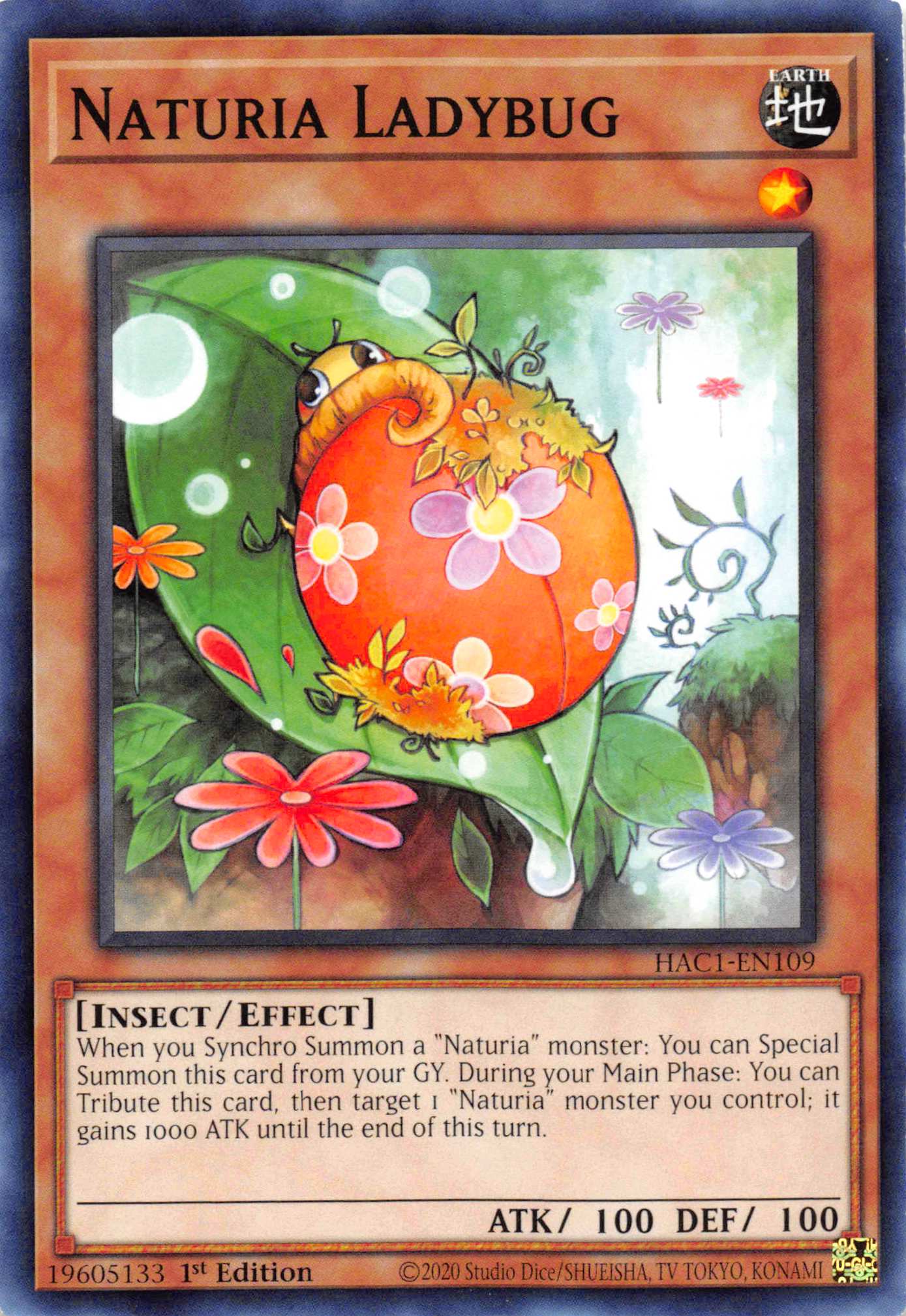 Naturia Ladybug [HAC1-EN109] Common | Game Master's Emporium (The New GME)