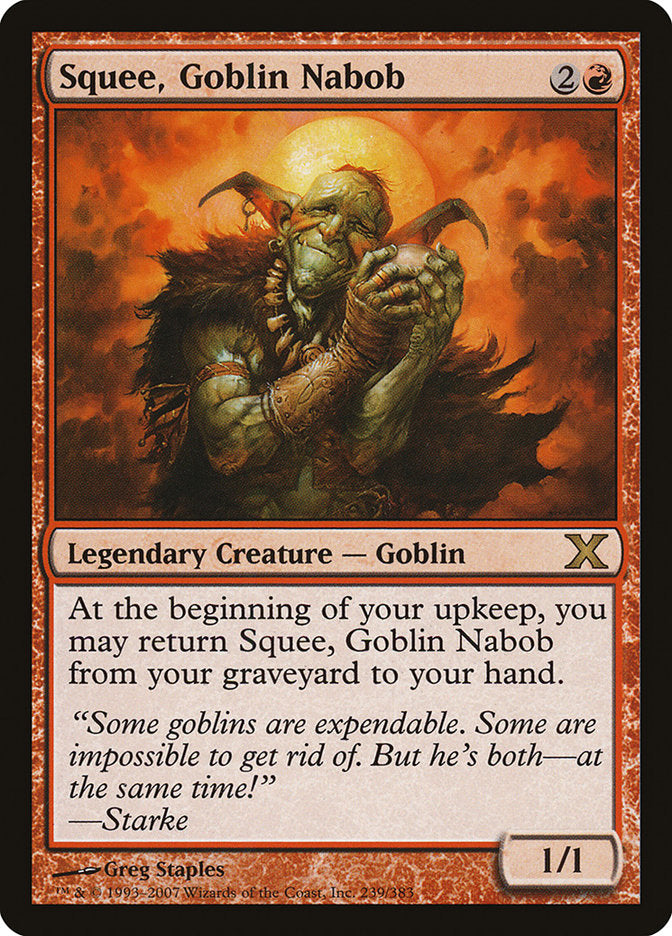 Squee, Goblin Nabob [Tenth Edition] | Game Master's Emporium (The New GME)