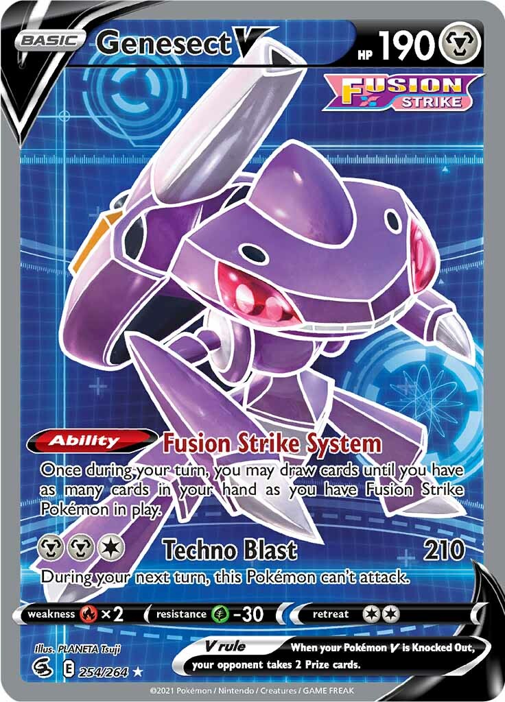 Genesect V (254/264) [Sword & Shield: Fusion Strike] | Game Master's Emporium (The New GME)