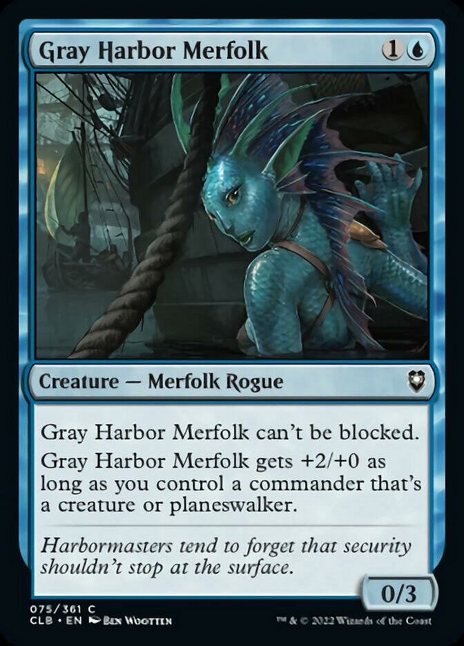 Gray Harbor Merfolk [Commander Legends: Battle for Baldur's Gate] | Game Master's Emporium (The New GME)