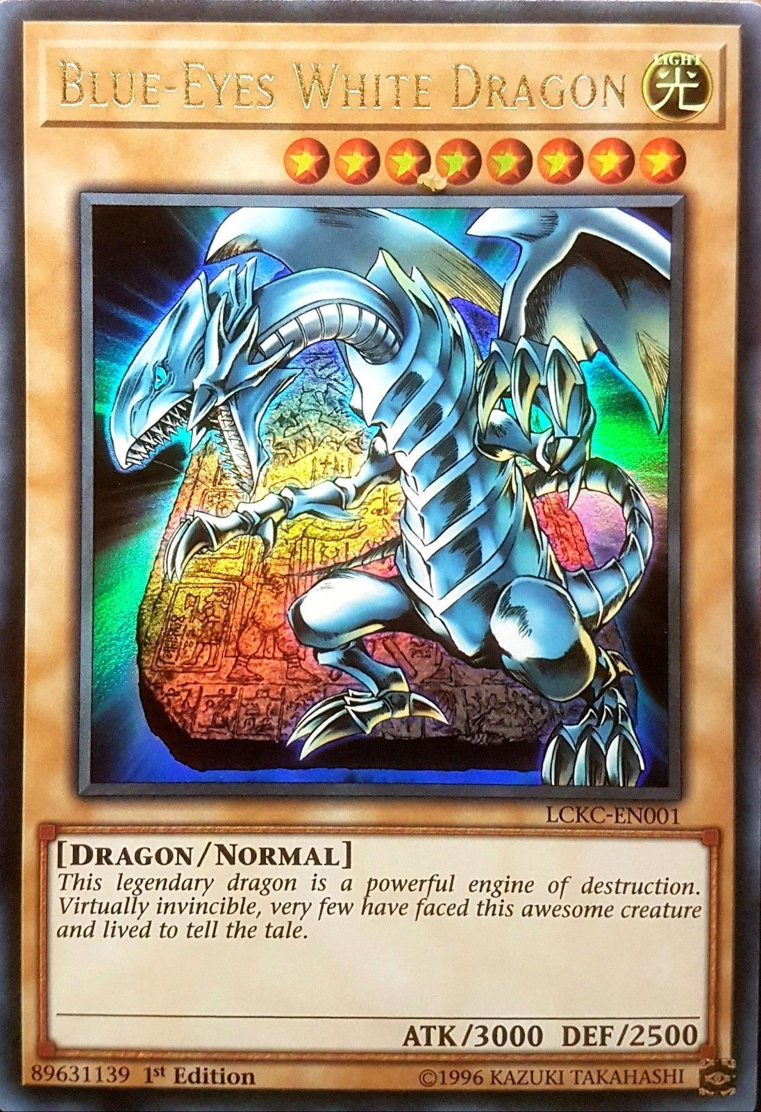 Blue-Eyes White Dragon (Version 4) [LCKC-EN001] Ultra Rare | Game Master's Emporium (The New GME)