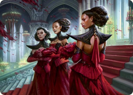 Olivia's Attendants Art Card [Innistrad: Crimson Vow Art Series] | Game Master's Emporium (The New GME)