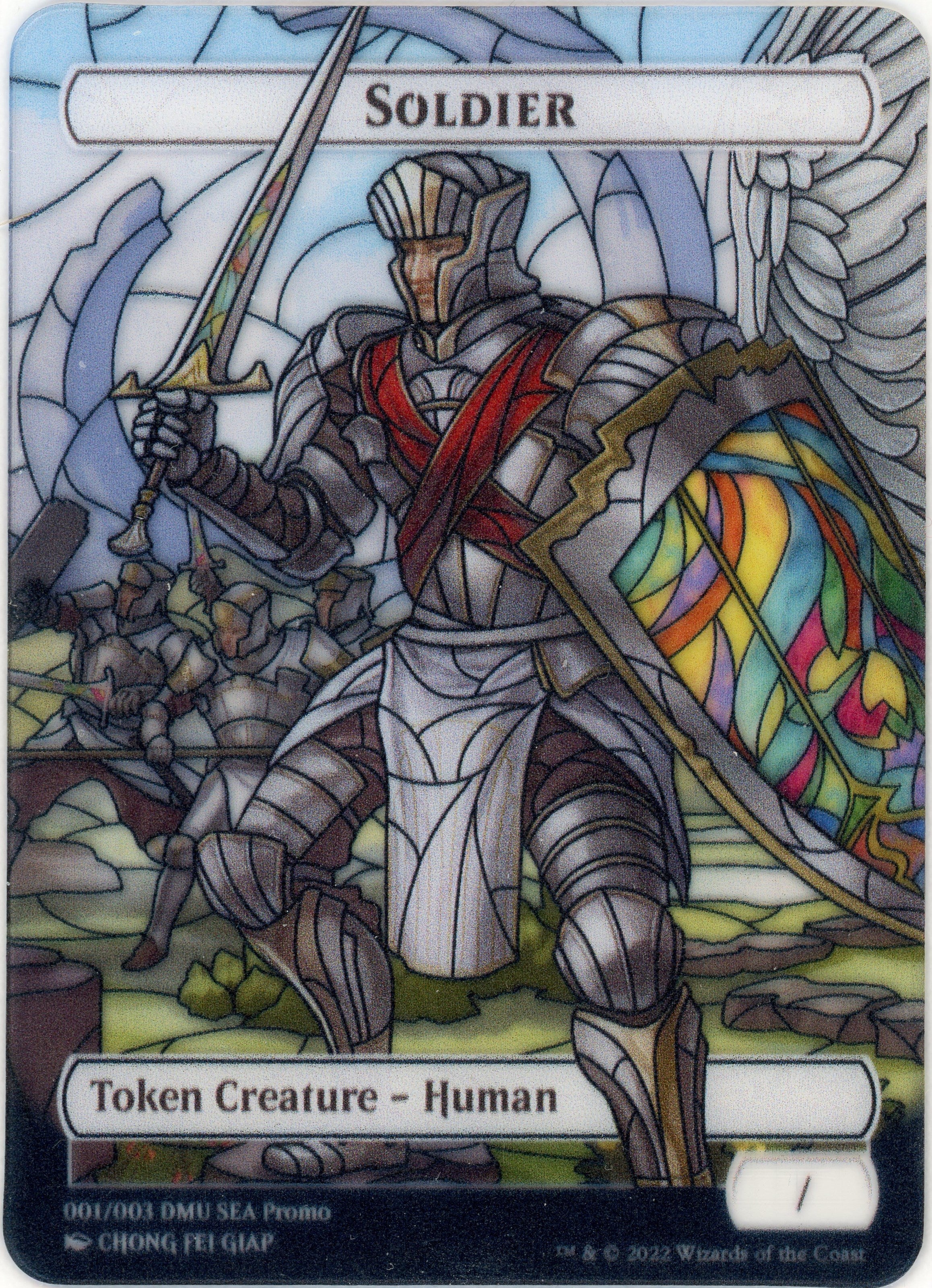 Soldier Token (SEA Exclusive) [Dominaria United Tokens] | Game Master's Emporium (The New GME)