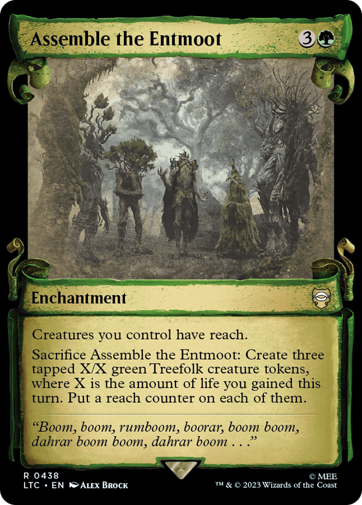 Assemble the Entmoot [The Lord of the Rings: Tales of Middle-Earth Commander Showcase Scrolls] | Game Master's Emporium (The New GME)