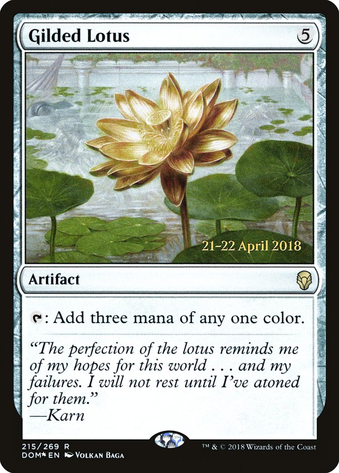 Gilded Lotus [Dominaria Prerelease Promos] | Game Master's Emporium (The New GME)