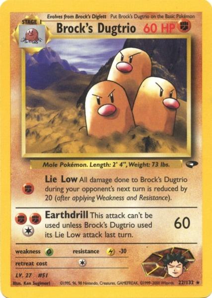 Brock's Dugtrio (22/132) [Gym Challenge Unlimited] | Game Master's Emporium (The New GME)