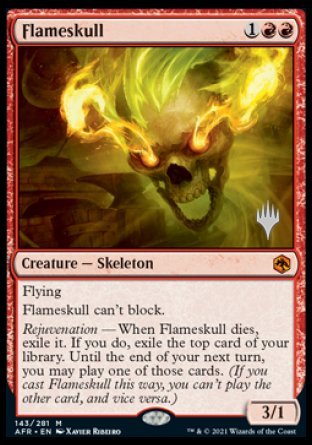 Flameskull (Promo Pack) [Dungeons & Dragons: Adventures in the Forgotten Realms Promos] | Game Master's Emporium (The New GME)