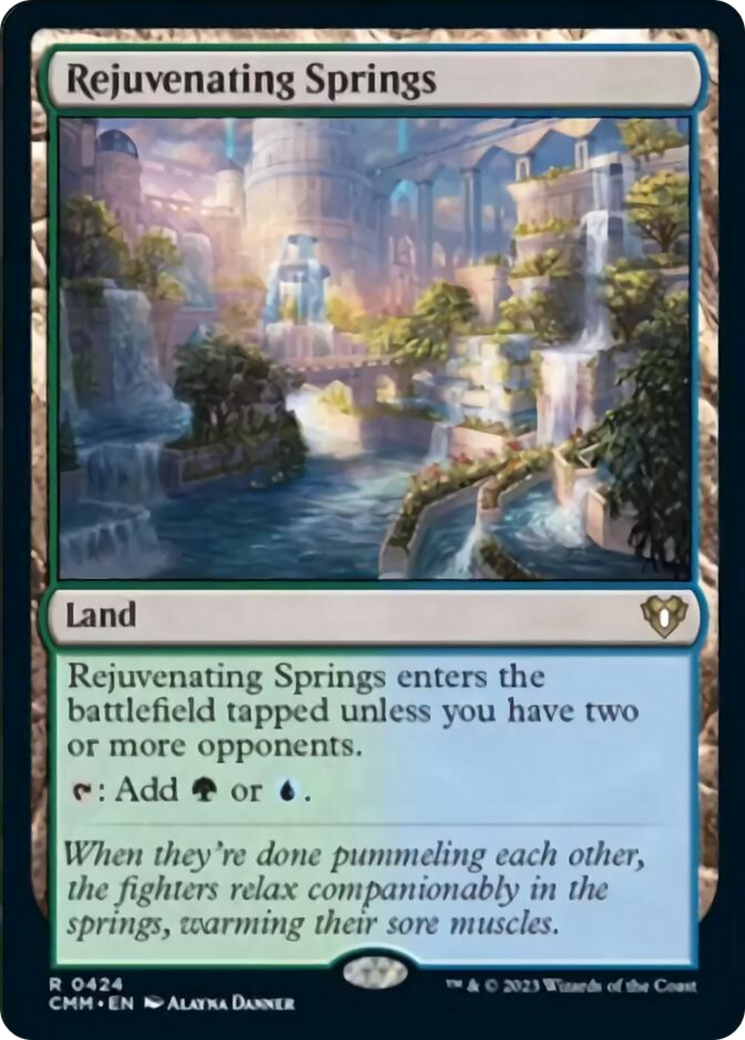 Rejuvenating Springs [Commander Masters] | Game Master's Emporium (The New GME)