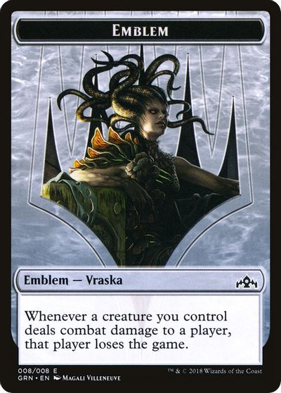 Vraska Emblem // Human Double-Sided Token [Challenger Decks 2020 Tokens] | Game Master's Emporium (The New GME)