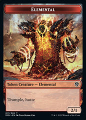 Soldier // Elemental Double-Sided Token [Dominaria United Tokens] | Game Master's Emporium (The New GME)