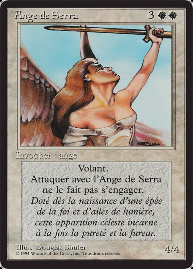 Serra Angel [Foreign Black Border] | Game Master's Emporium (The New GME)