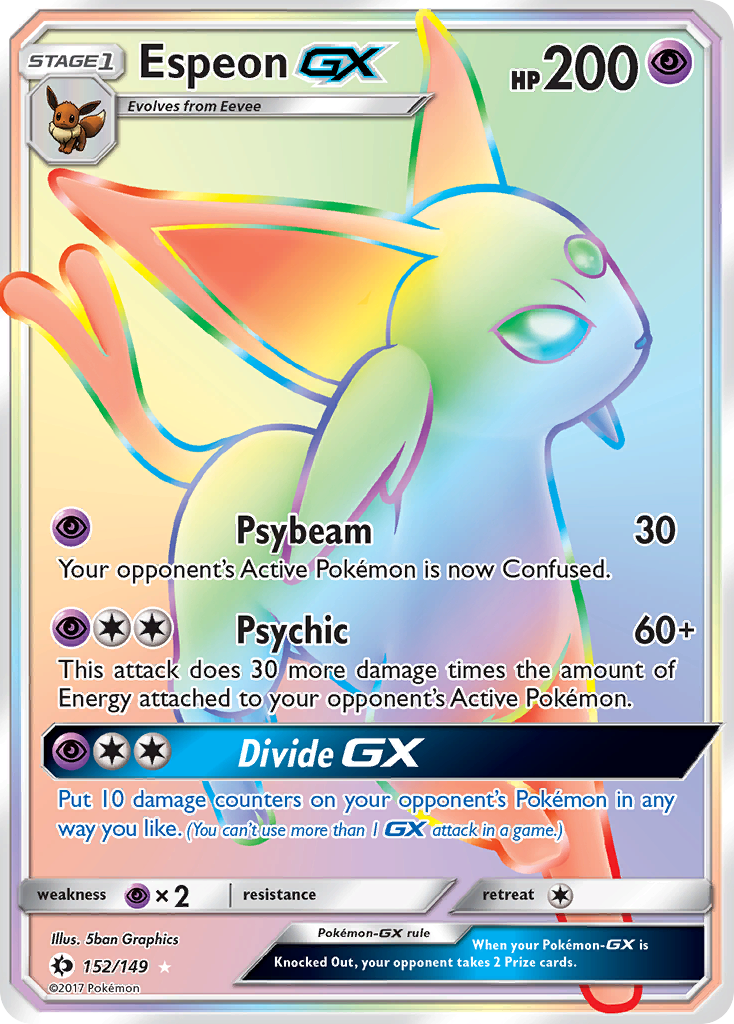 Espeon GX (152/149) [Sun & Moon: Base Set] | Game Master's Emporium (The New GME)