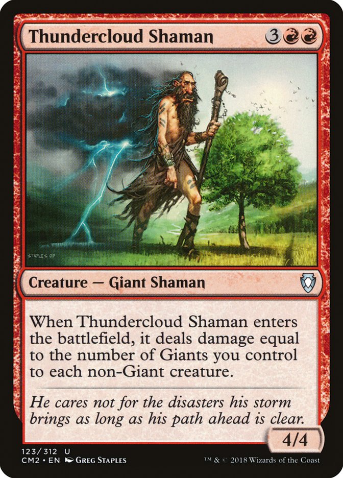 Thundercloud Shaman [Commander Anthology Volume II] | Game Master's Emporium (The New GME)