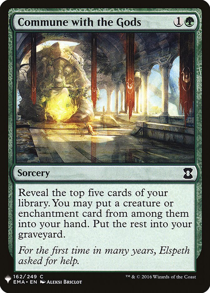 Commune with the Gods [Mystery Booster] | Game Master's Emporium (The New GME)