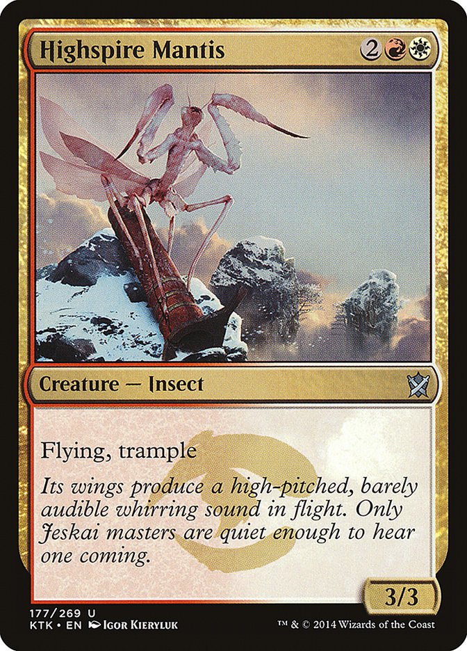 Highspire Mantis [Khans of Tarkir] | Game Master's Emporium (The New GME)