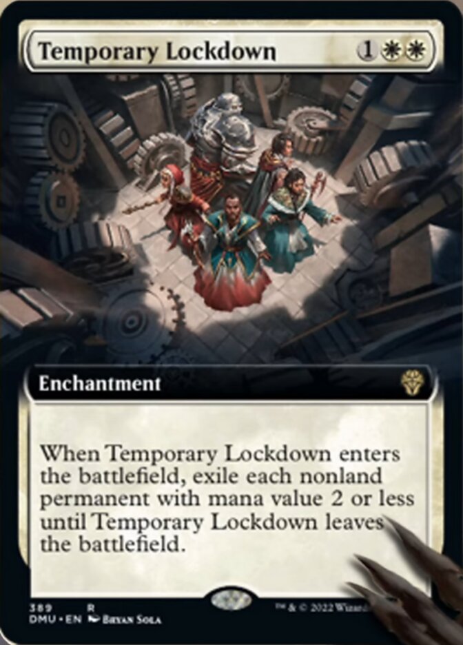 Temporary Lockdown (Extended Art) [Dominaria United] | Game Master's Emporium (The New GME)