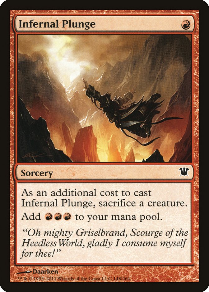 Infernal Plunge [Innistrad] | Game Master's Emporium (The New GME)