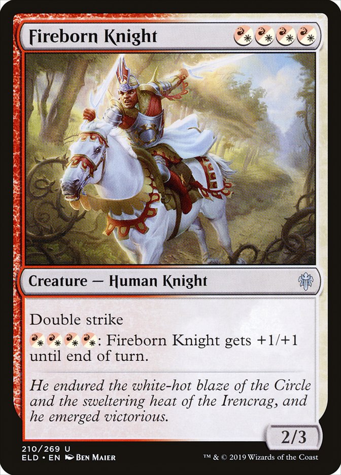 Fireborn Knight [Throne of Eldraine] | Game Master's Emporium (The New GME)