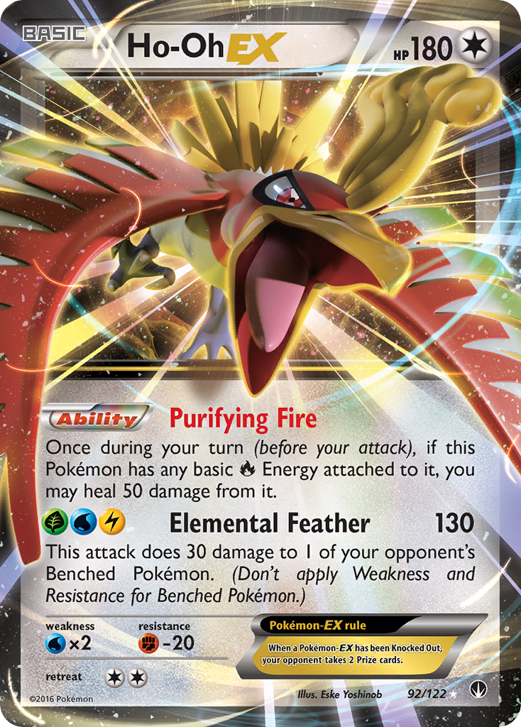 Ho-Oh EX (92/122) [XY: BREAKpoint] | Game Master's Emporium (The New GME)