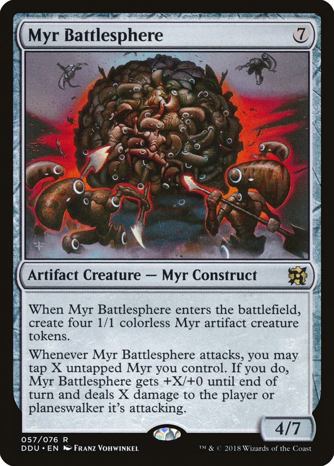 Myr Battlesphere [Duel Decks: Elves vs. Inventors] | Game Master's Emporium (The New GME)