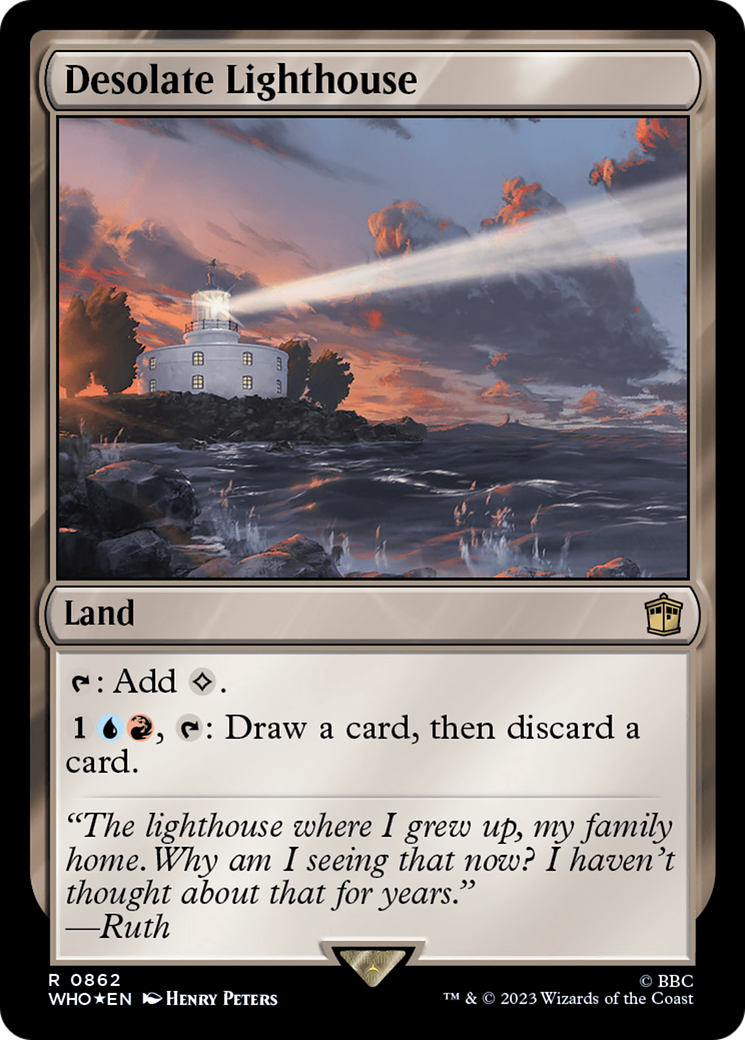 Desolate Lighthouse (Surge Foil) [Doctor Who] | Game Master's Emporium (The New GME)