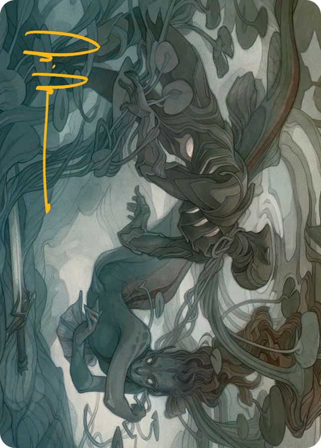 Emry, Lurker of the Loch Art Card (Gold-Stamped Signature) [March of the Machine Art Series] | Game Master's Emporium (The New GME)